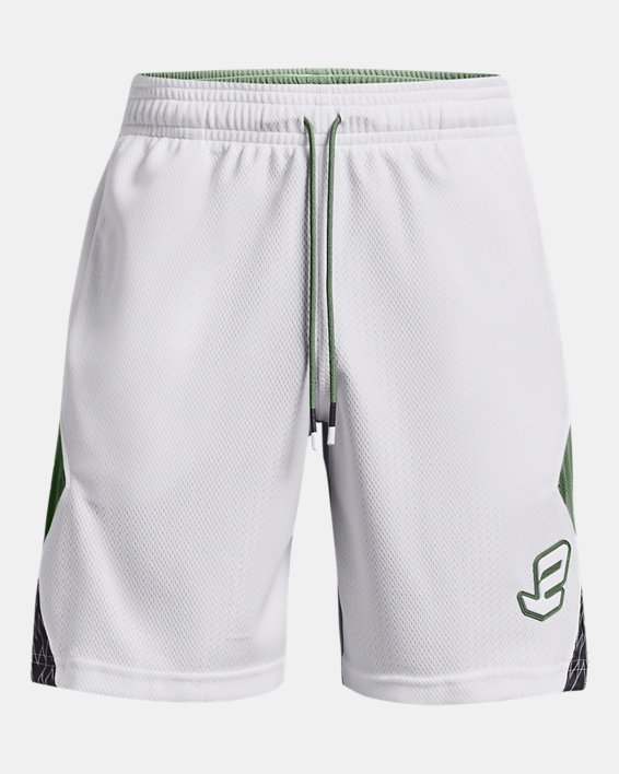 Men's UA Embiid Signature Shorts, White, pdpMainDesktop image number 4